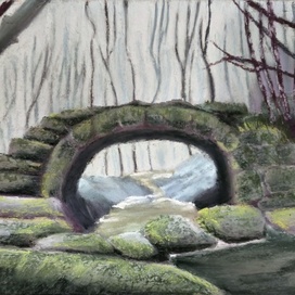 Мост в волшебном лесу