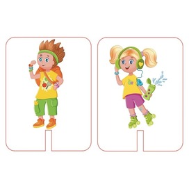 Карточки главных героев для настольной игры