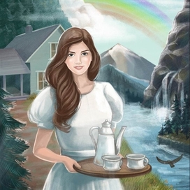 Мне часто снится домик наш в горах