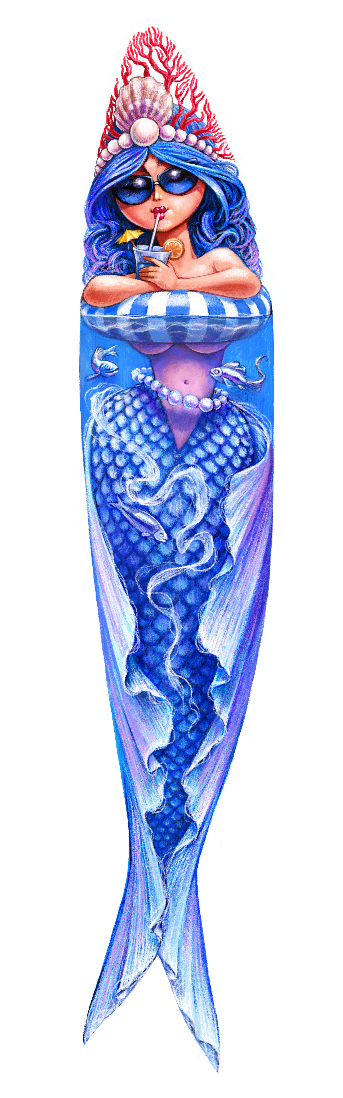 Русалка на отдыхе