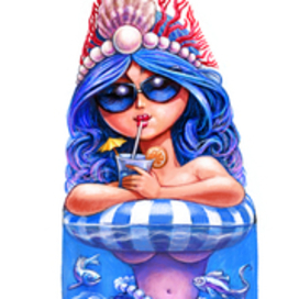 Русалка на отдыхе