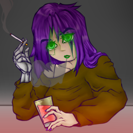 Наташка на перерыве