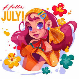 Привет, Июль! DTIYS от Luneani