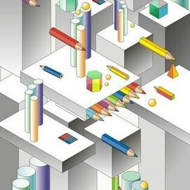 Полёт карандашей