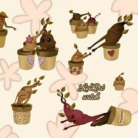 Стикер-пак Мандрагоры