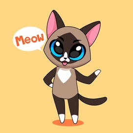 Cat mascot 