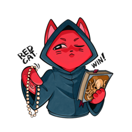 Стикеры. Культист Ктулху 