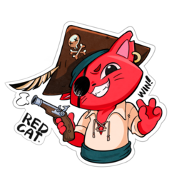 Стикеры. Пират 