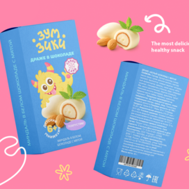 Дизайн упаковки детских снеков| Иллюстрации монстров