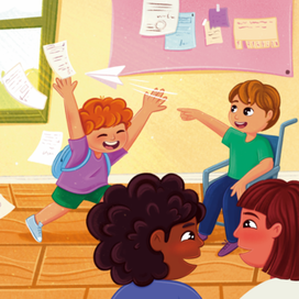 Иллюстрация к инклюзивной книге