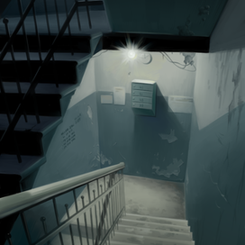 Жуткий подъезд