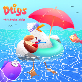 Забавная чайка