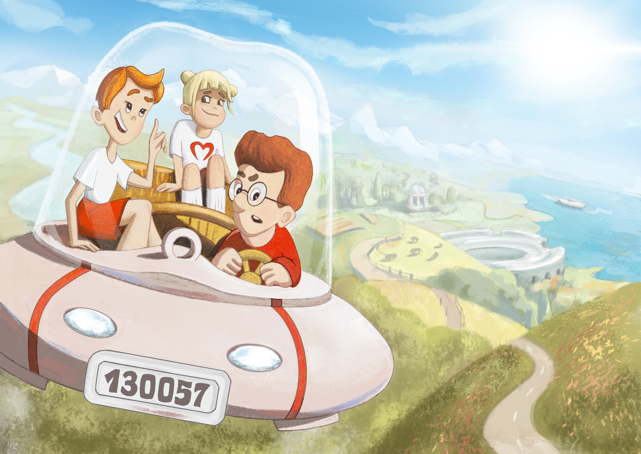 Иллюстрация к книге Кир Булычева "Гай-до"