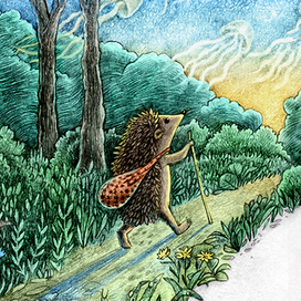 Ёжик и море