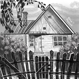 Деревенский домик