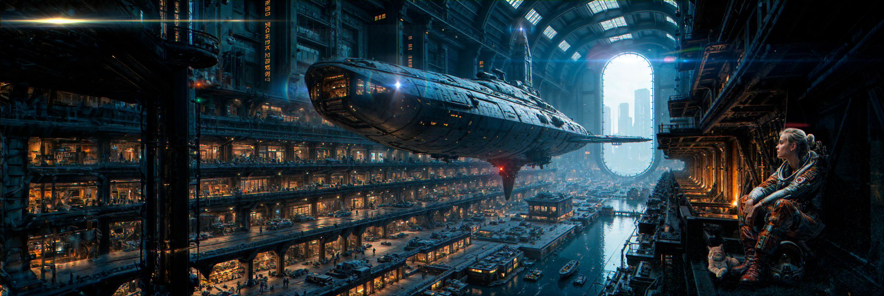 Космопорт.- Перед полётом...