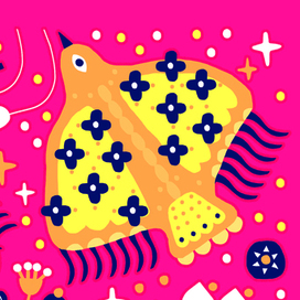 Пурпурные птицы