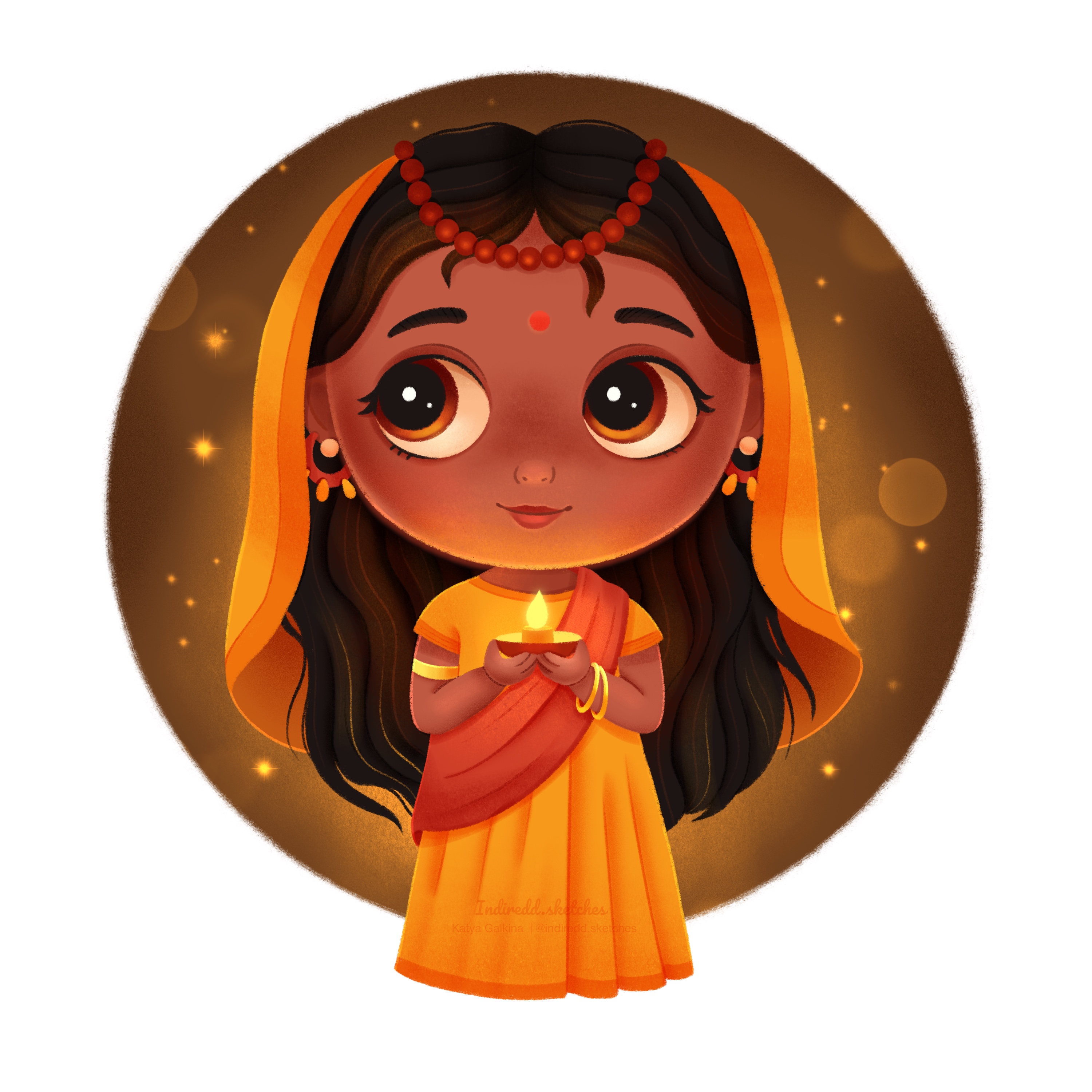 Индийская девочка