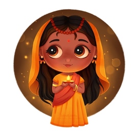 Индийская девочка