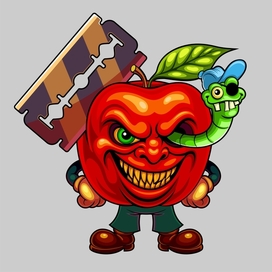 злое яблоко