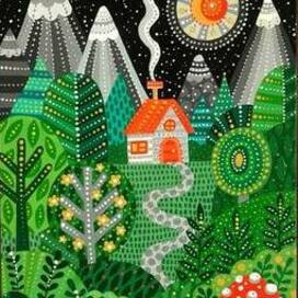 Картина «Домик в Лесу»