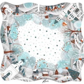 Дизайн платка "Святки"