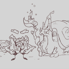 Скетчи персонажей для carpg #2