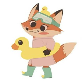 Малыш Лис собрался на море 