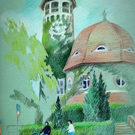 Здание грязе-водо лечебницы (Светлогорск)