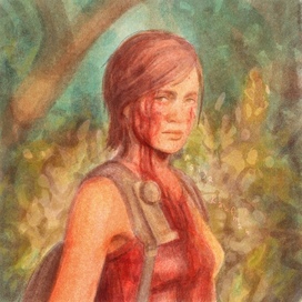 bloody ellie portrait
