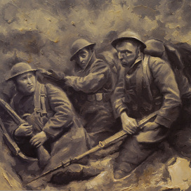 Окопная война.