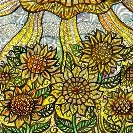 Подсолнухи