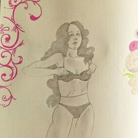 Разворот в скетчбуке