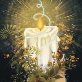 Серия открыток «Зеленая магия»изд. АСТ