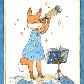 Лисичка звездочет