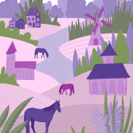 Плакат - В розовых тонах