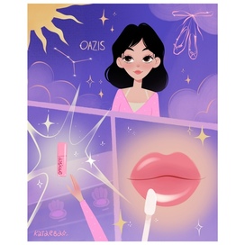 Комикс для магазина косметики oazis