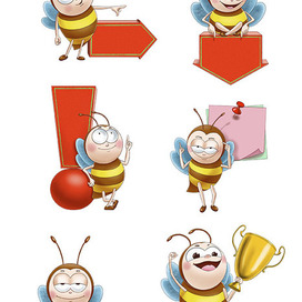 Стикерпак "Пчелки" -4