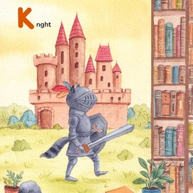 Иллюстрация в Азбуку. K  и L