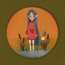 Девочка и шмель