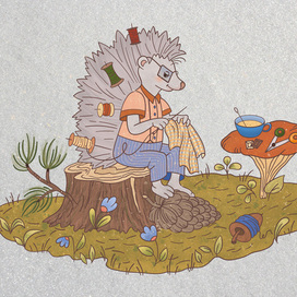 Ежик-портной