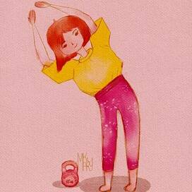 Рыжая девочка 