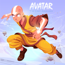 Аватар: Легенда об Аанге фанарт