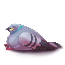 депресивный голубь