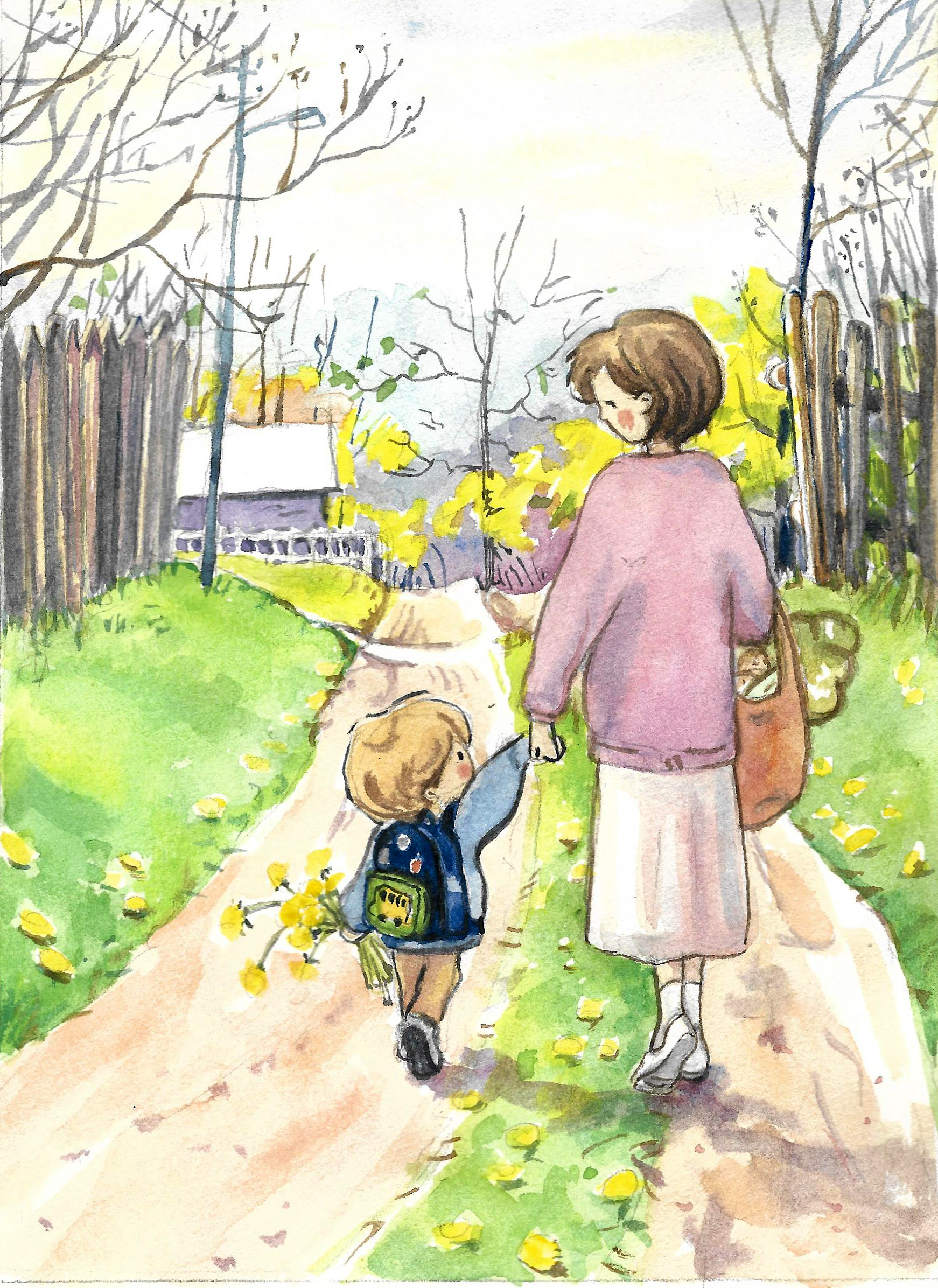 По дороге на дачу