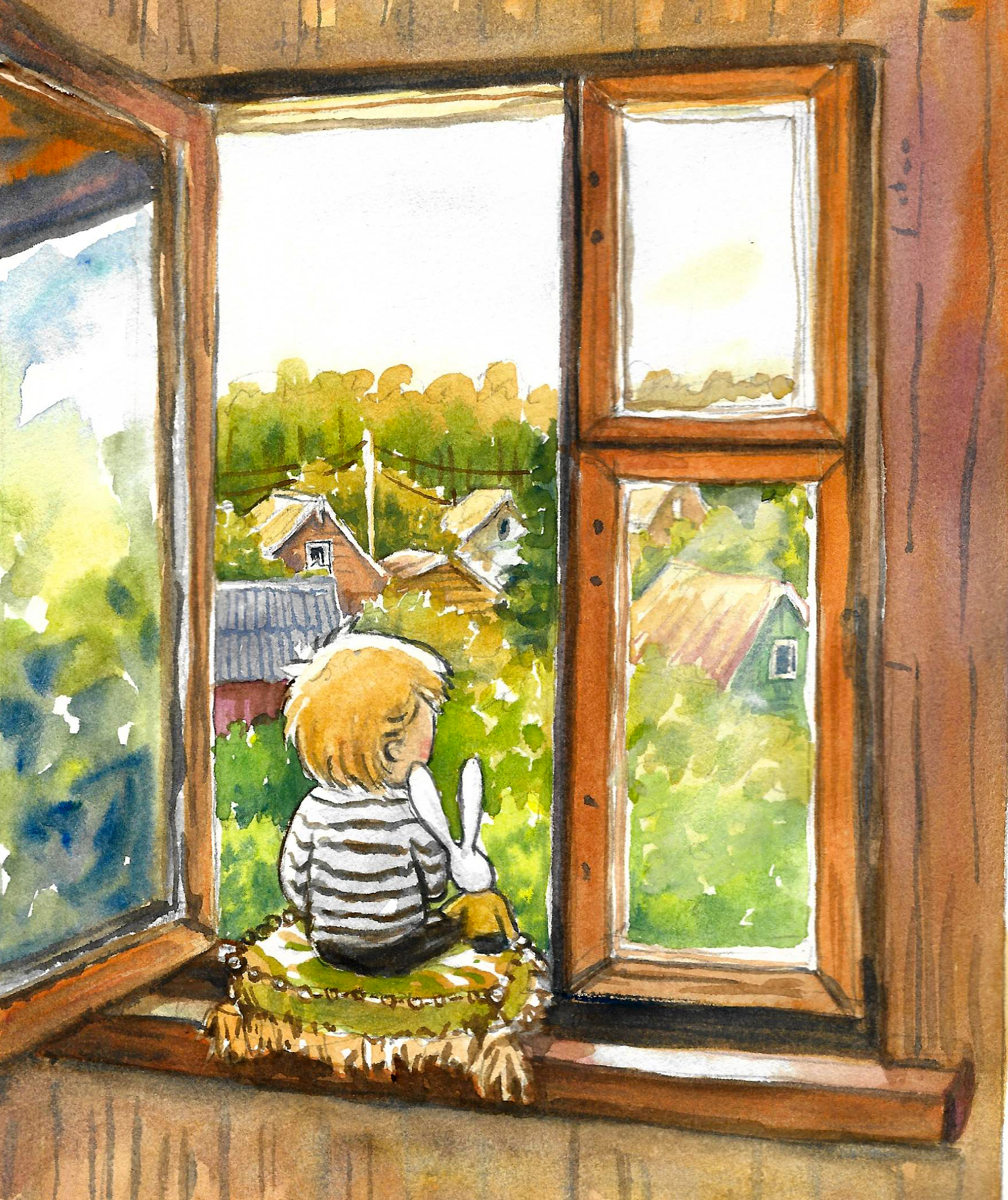 На дачном окне