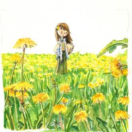 одуванчики