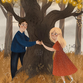 У старого дуба