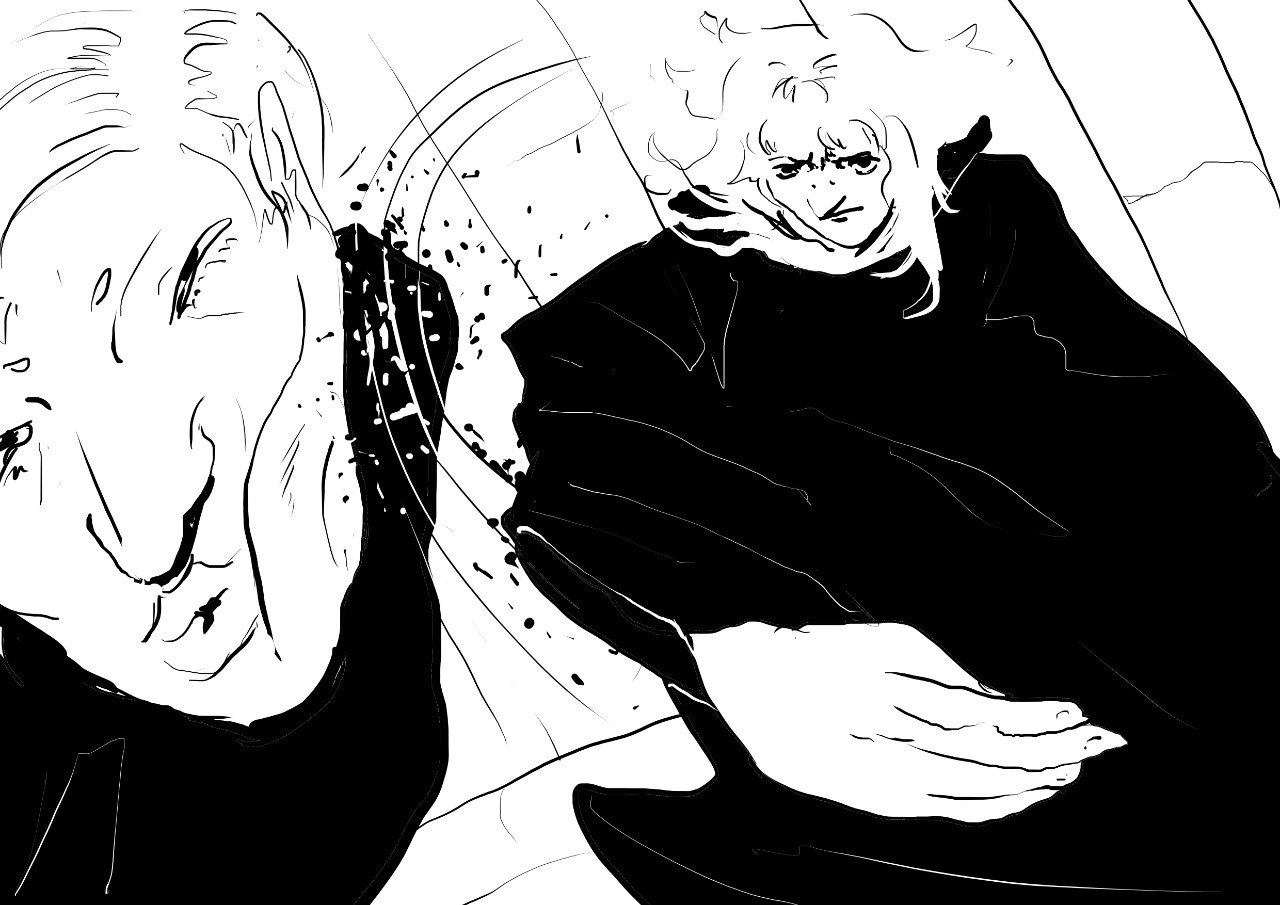 Пощëчина Малфою, "Гарри Поттер и Узник Азкабана"