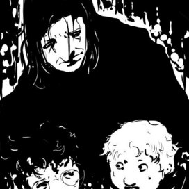 Снегг ловит Гарри и Невилла, "Гарри Поттер и Узник Азкабана"